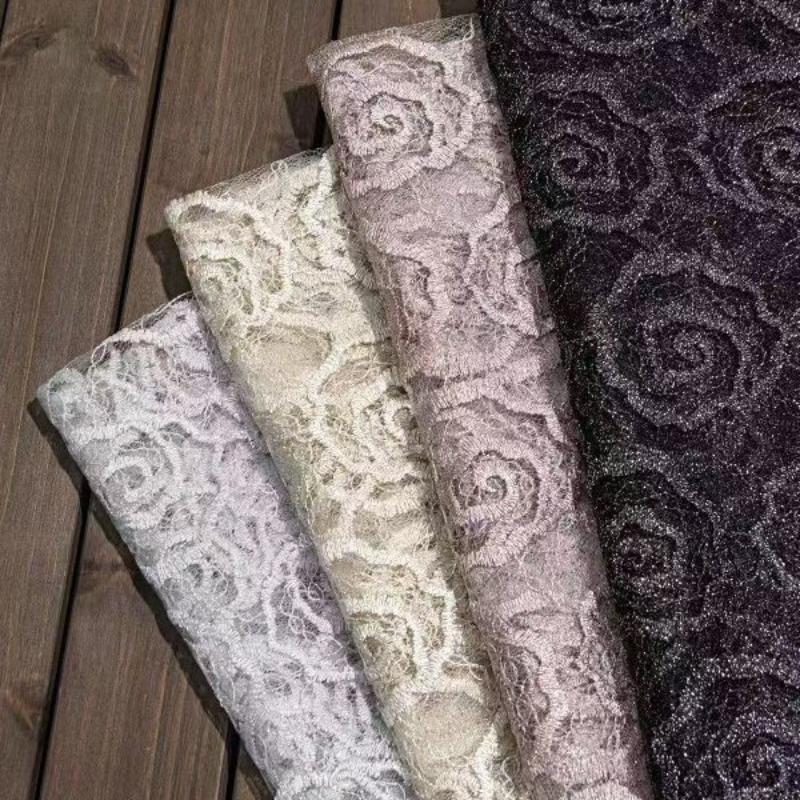 Lace Dress - Kain Renda Tulle Bersulam dengan Jahitan