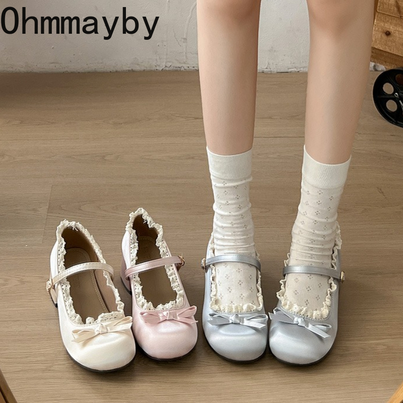 Midi Dress - Sepatu Mary Jane Wanita dengan Hiasan