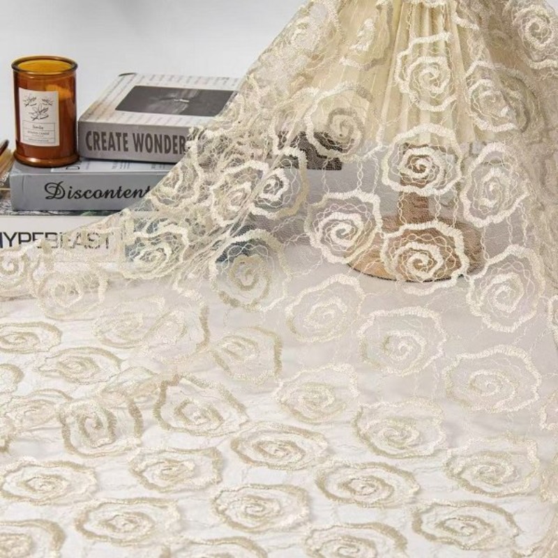 Kain Renda Tulle Bersulam deng - Lace Dress ulasan dan harga