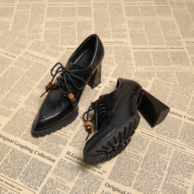 Sepatu Hak Tinggi Model French - Pump Heel Block ulasan dan harga