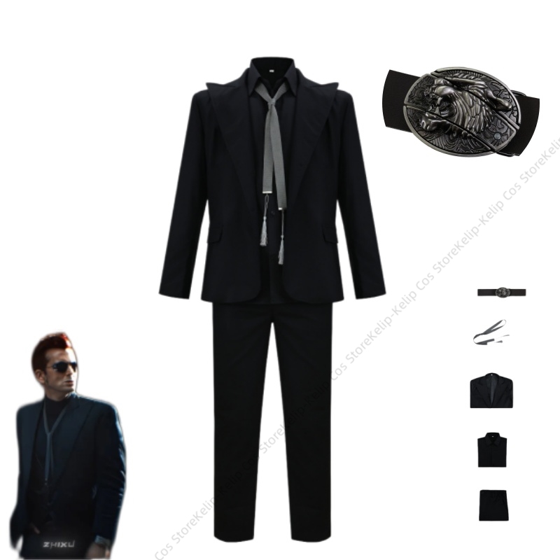 Kostum Cosplay GO Crowley Sete - Womens Blazer ulasan dan harga