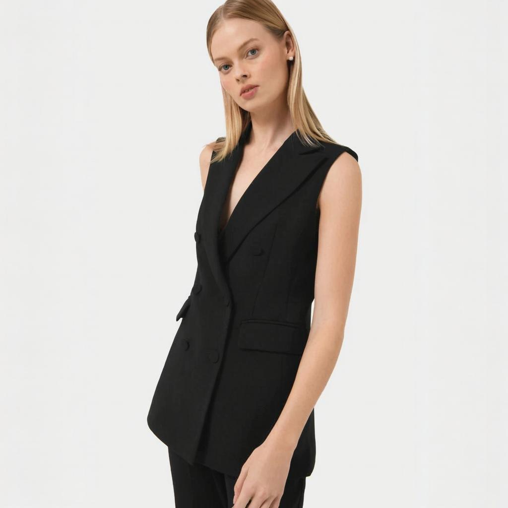 Setelan Celana Tanpa Lengan un - Womens Blazer ulasan dan harga