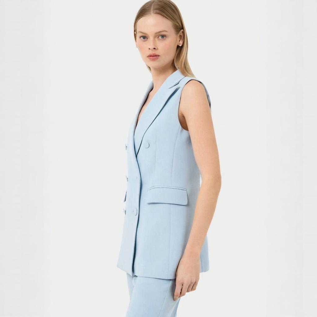 Setelan Celana Tanpa Lengan un - Womens Blazer ulasan dan harga