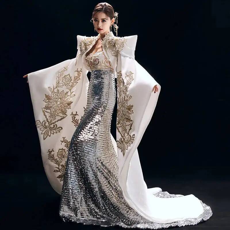 Gaun Malam Bergaya Tiongkok ya - Formal Dress ulasan dan harga