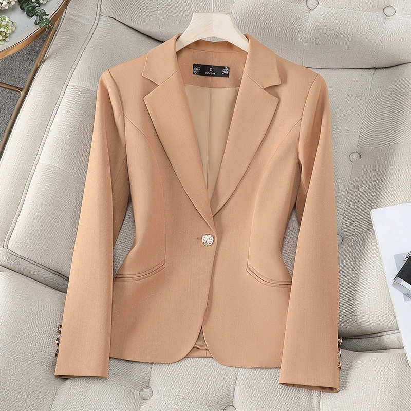 Jaket Blazer Wanita Musim Semi - Women'S Red Formal Wear ulasan dan harga